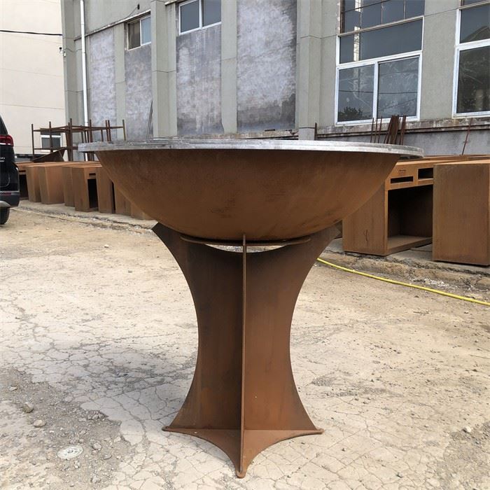 Corten Steel Bbq Grill Outdoor Design Steel Grill