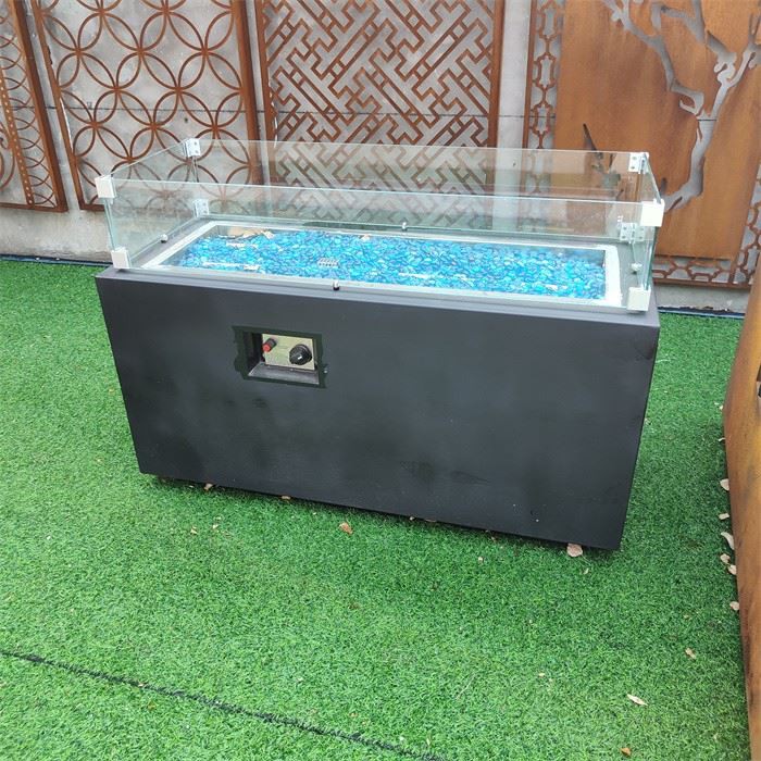 High Patio Table With Fire Pit