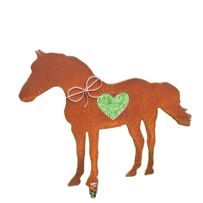 Arte de jardim de cachorro de metal