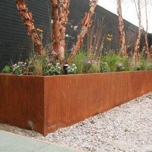 Rust Color Flower Pots