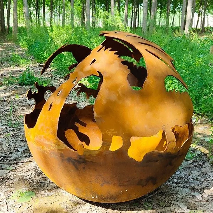 Winter Tree Fire Ball