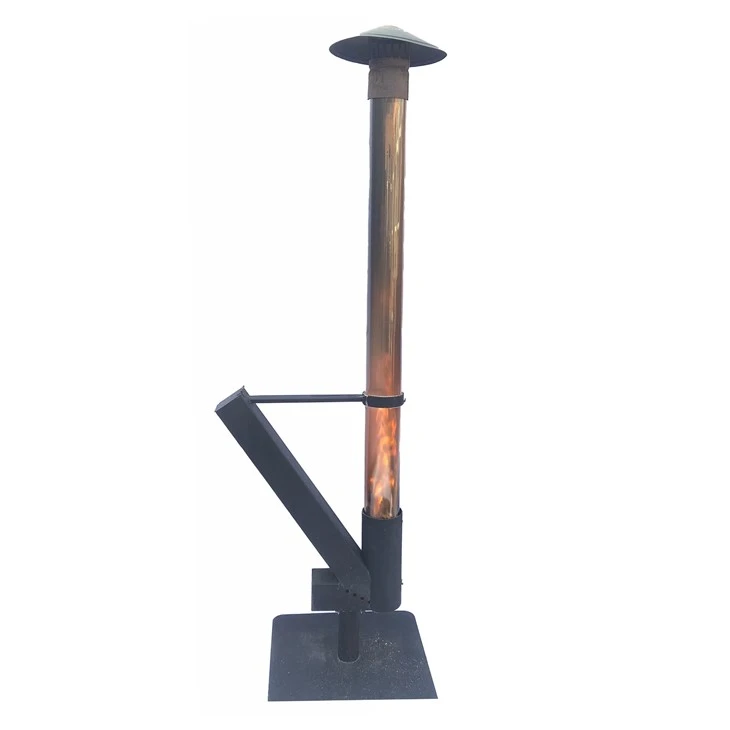 Patio Wood Pellet Heater Rocket Stove