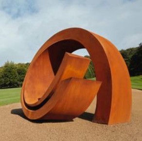 Professional Corten Steel Sculpture Metal Statue