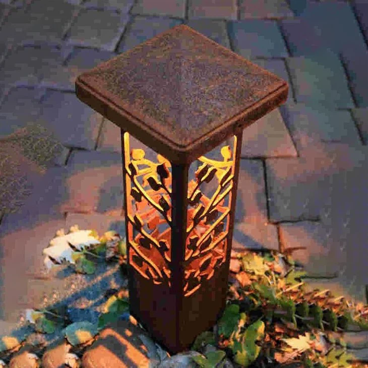 Design Planter Lighting Box Steel Bollards