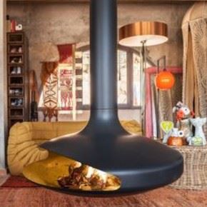 Suspended Hanging Fireplace