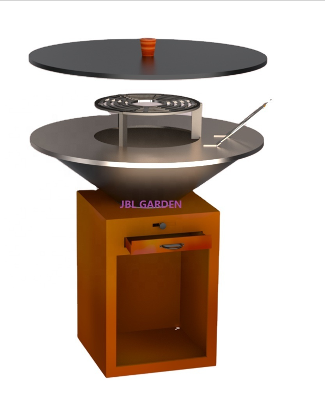 Metal Fire Pit Barbecue